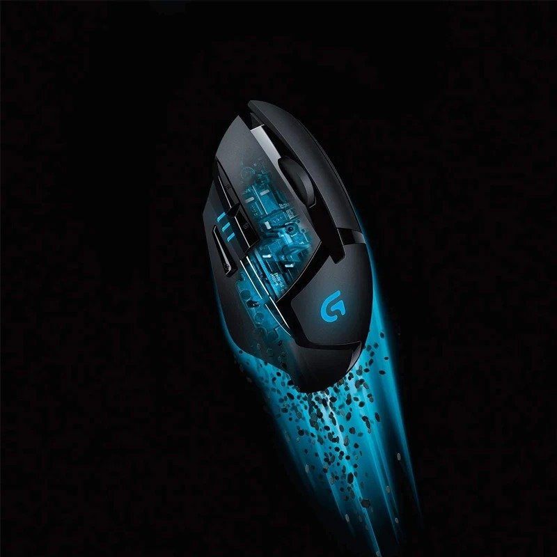 Logitech G402 Hyperion Fury Gaming Mouse with 4000DPI High Speed Fusion Engine 32-BIT ARM Processor (Used with Box) - Image 4