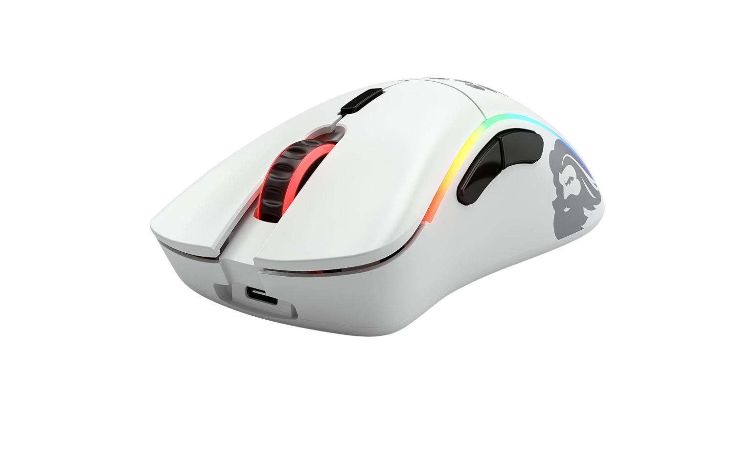 Glorious Model D- (Minus) Wireless Gaming Mouse - 67g Superlight Honeycomb Design, RGB, Ergonomic, Lag Free 2.4GHz Wireless, Up to 71 Hours Battery - Matte White - Image 3
