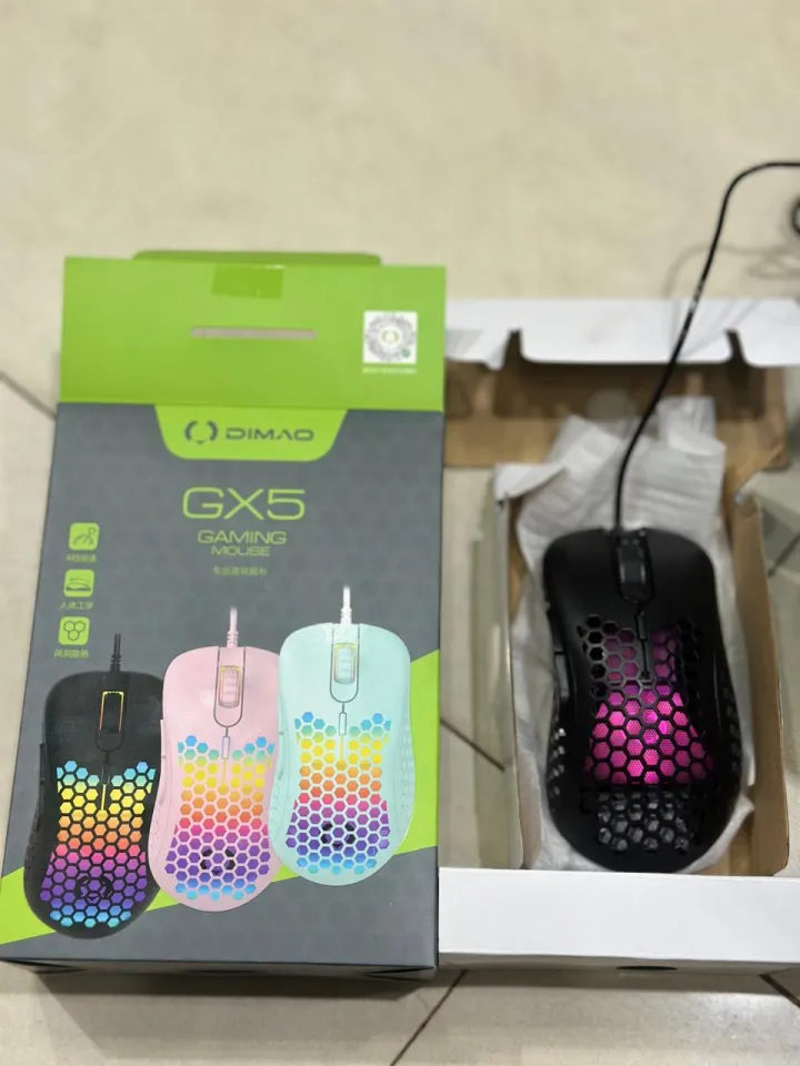 GX5 Wired Gaming Mouse – High Precision Optical Sensor, Ergonomic Design, RGB Backlight - Image 5