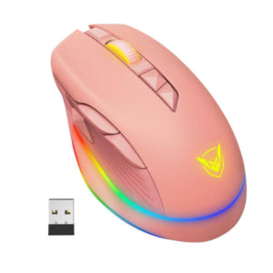 PICTEK PC255A Wireless & Wired RGB Gaming Mouse – Optical Sensor 10.000 DPI – Polling Rate 1000Hz – 8 Programmable Buttons – Rechargeable battery