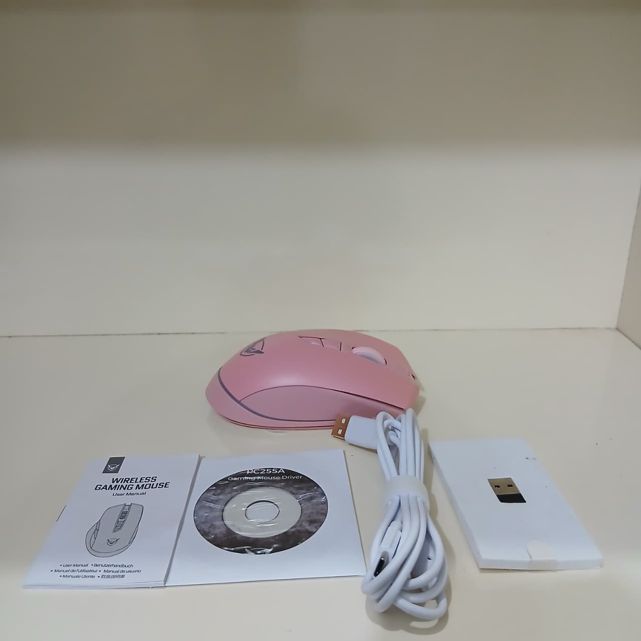 PICTEK PC255A Wireless & Wired RGB Gaming Mouse – Optical Sensor 10.000 DPI – Polling Rate 1000Hz – 8 Programmable Buttons – Rechargeable battery - Image 7