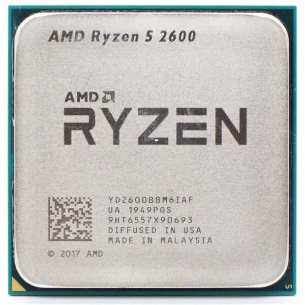 AMD Ryzen 5 2600 6-Core 12-Thread 3.4GHz Desktop Processor (Tray)